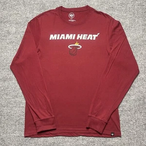 47 NBA Miami Heat Basketball LS Shirt Herren Medium - Bild 1 von 4