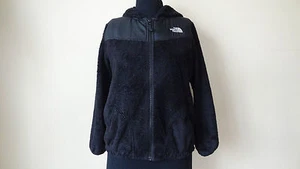 THE NORTH FACE GIRL'S HOODED BUTTER FLEECE JACKET SWEATER SZ. L - Picture 1 of 8