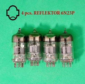 * 4 szt. X 6N23P REFLEKTOR ~ E88CC ~ 6DJ8 ZSRR VINTAGE RURY NOWE I PRZETESTOWANE - Zdjęcie 1 z 5