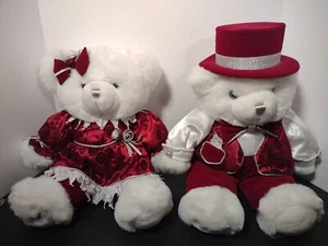 Dan Dee Keepsake Christmas Memories Bears Couple from 2001 - Picture 1 of 5