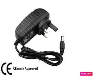 12V Mains Charger Power Supply Lead for audio-technica AD-SE1220KZ - Picture 1 of 7