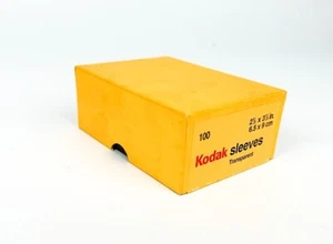 RARE- KODAK 2 1/4  x  3 1/4 Inch Sleeves - Transparent - Pack of 100  PRICE DROP - Bild 1 von 4