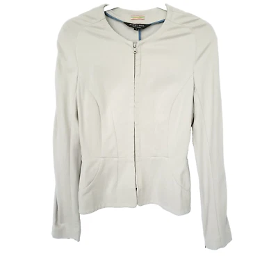 Blazer para mujer Paul Smith Black Label talla 42 mediano beige cremallera chaqueta ajustada Foto 1 de 4