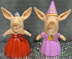 RARE Retired Olivia the Pig Finger Puppet Opera House Theatre Theater Figure Set - Picture 1 of 6