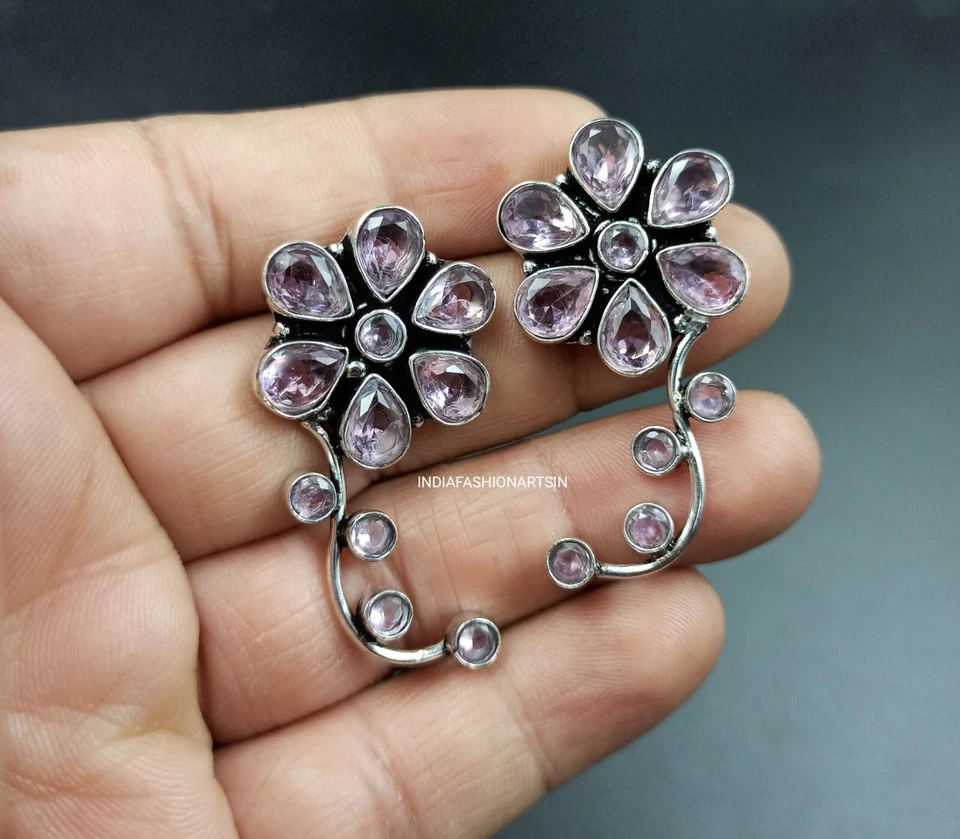 Fashion dangle earrings for women/Handmade Monalisa Stone Earrings/Gifts For Her - Image 1 of 1