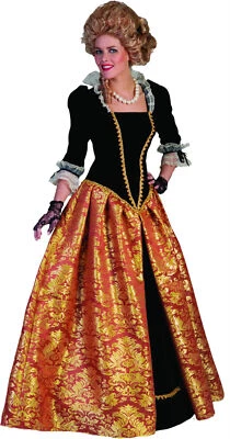 FUNNY FASHION Exclusives Kleid Kostüm Barock Rokoko Gr.36-50 Barockkostüm Barockkleid Fasching