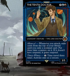 The Tenth Doctor Commander Deck Doctor Who Suspend MTG Ready-to-Play Magic Alt - Picture 1 of 14