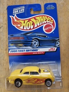HOTWHEELS 2000 First Editions Yellow Coupe Die Cast Car - Picture 1 of 3