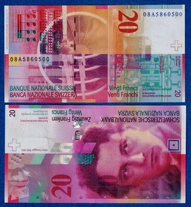 Switzerland 20 Francs (2008)  P-68e  "Arthur Honegger" UNC Note - Picture 1 of 1
