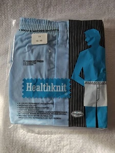 Vintage Healthknit Boxershorts Unterwäsche Herren Blau New Old Stock Größe 2X 46 48 - Bild 1 von 5