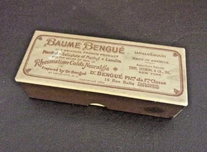 Baume Bengue Vintage Ointment Tube Original Box & Instructions - Picture 1 of 7