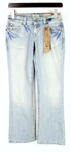 Tommy Hilfiger Denim Sally Destructed Invecchiato Jeans Uomo W26/L30 a Costine - Picture 1 of 6
