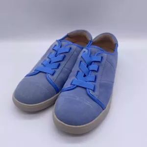 Sneakers Vionic Jean scamosciate taglia 6 W donna blu impermeabili coppe stringate - Foto 1 di 8
