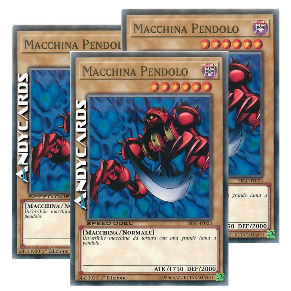 3x MACCHINA PENDOLO (SPEED DUEL) (Pendulum Machine) • Comune • SBSC IT023 • 1Ed - Immagine 1 di 1