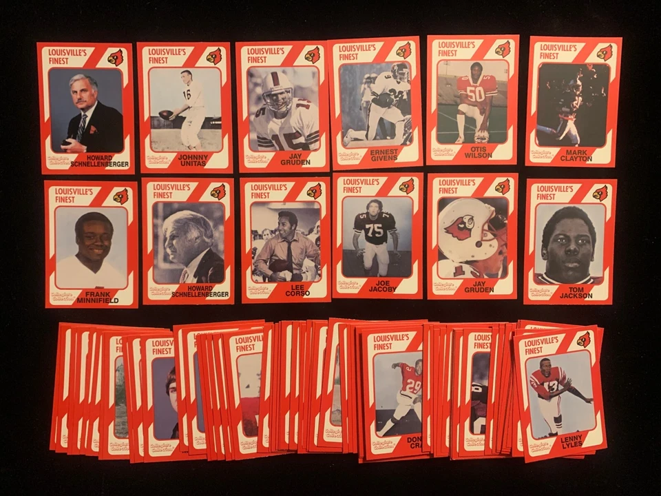 1989 Collegiate Collection LOUISVILLE football singles - Choose from list! - Image 1 of 1