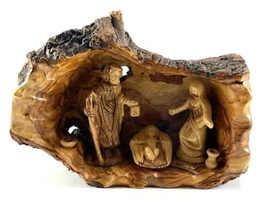 Zacharia Brothers Factory Bethlehem Nativity Scene Olive Wood - Bild 1 von 11