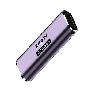 New USB 4.0 Type-C Female To Female Adapter Connector Coupler 240W 40Gbps 8K - Picture 1 of 13