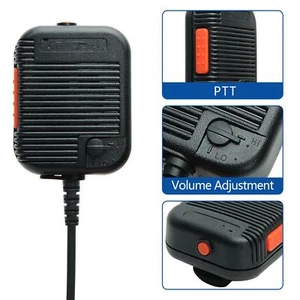 Volume Adjustable Tactical Speaker Mic For BaoFeng AR-152 UV-5R Two Way Radio F - Picture 1 of 10