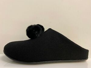 FitFlop Chrissie Pom Slippers Ladies UK 6 US 8 EUR 39 REF M1013