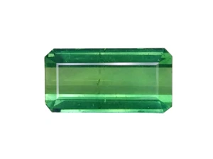 5.89 CTS green natural tourmaline octagon cut loose gemstones, - Picture 1 of 3