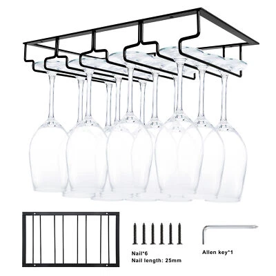 UTEN Gläserhalter Weinglashalter edelstahl Bar Gläserschiene Gläserregal Cup Hangers