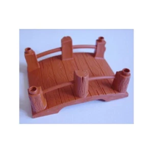 LEGO 2987 - Duplo, Winnie The Pooh - Bridge - Wooden Pattern - Dark Orange - Picture 1 of 1