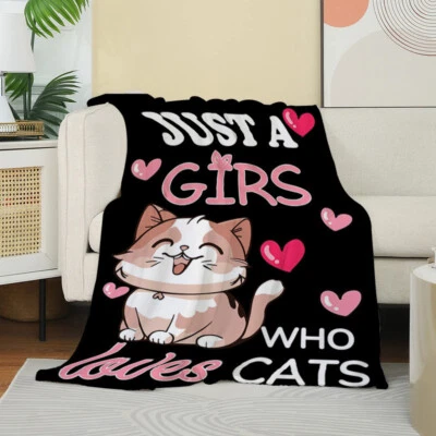 Lindos Animales Franela Manta Digital Impresa Regalo Suave Cómoda Foto 1 de 4