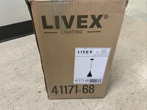 Livex Lighting 41171-68 Allison Mini Pendant Shiny Black - Picture 1 of 1