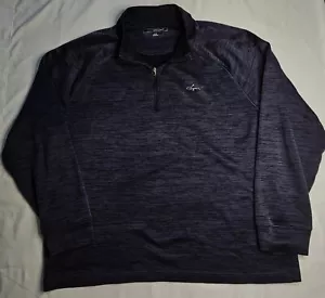Mens Greg Norman Long Sleeve Navy 1/4 Zip Pullover Size XL - EUC - Picture 1 of 2