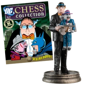 EAGLEMOSS DC CHESS COLLECTION ISSUE 29 VENTRILOQUIST BLACK PAWN - NEW SEALED - Picture 1 of 1