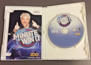 Minute to Win It Nintendo Wii Wii U Compatible 2010 w/ Box & Manual - Picture 1 of 4