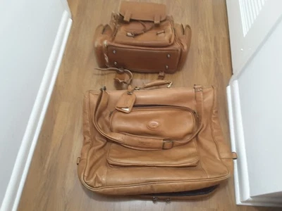 Claire Chase Legendary Jumbo Backpack Light Brown Leather & garment bag - Image 1 of 4