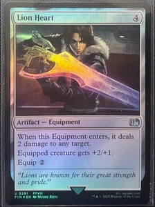 MTG U 0261 Final Fantasy Lion Heart Foil (Uncommon) FFVIII Final Fantasy - Picture 1 of 2