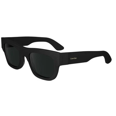 Calvin Klein Men's Sunglasses Black Plastic Full Rim Square Frame CK24510S 001 - Image 1 of 2