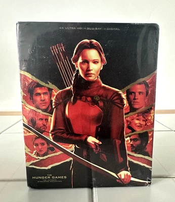 THE HUNGER GAMES 4 FILM 4K ULTRA HD + BLU-RAY + DIGITAL STEELBOOK COLLECTION NEW - Image 1 of 4