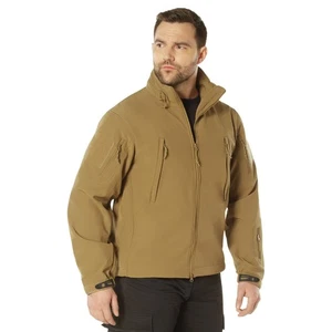NEU OHNE ETIKETT LARGE ROTHCO SPECIAL OPS TAKTISCHE SOFTSHELLJACKE 9867 COYOTE MED REGULAR - Bild 1 von 5