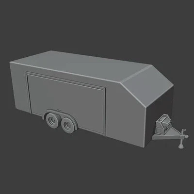 1/64 Remolque a escala 164 - Cerrado-Hotwheels Foto 1 de 4