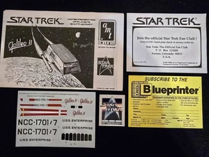 STAR TREK GALILEO II SHUTTLECRAFT MODEL KIT #6006 NO BOX - Bild 1 von 3