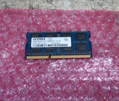 Elpida EBJ81UG8EFU0-GN-F 8GB DDR3 PC3L-12800S 1600MHz SODIMM Laptop Memory  - Image 1 of 3