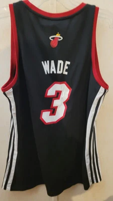 CAMISETA DE LA NBA ADIDAS MIAMI HEAT DWYANE WADE TALLA MUJER XL Foto 1 de 3