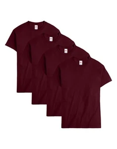 Hanes Men Crew neck T-Shirt 4-Pack ComfortSoft 100% Cotton Heavyweight Tee Plain - Picture 1 of 110