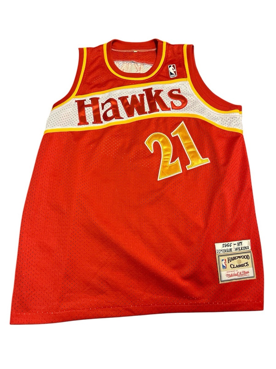 Mitchell&Ness NBAアトランタ・ホークス　wilkins シャツ Mitchell Ness M&N Atlanta Hawks Dominique Wilkins Authentic