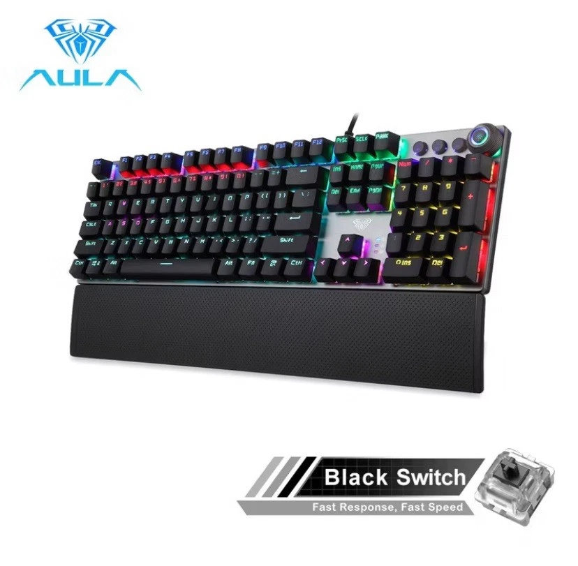 Pro Mechanical Keyboard 87-Key RGB Tri-Mode Wireless PBT Keycaps - Image 1 of 1
