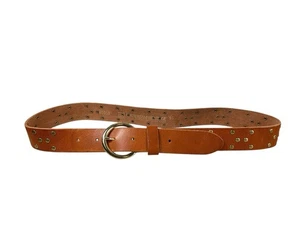 Amsterdam Heritage Ledergürtel Cognac Braun Damen Gr. M (95 CM) Nieten - Bild 1 von 10