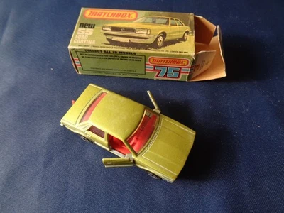 MATCHBOX COLLECT ALL 75 MODELS  SUPERFAST LESNEY FORD CORTINA NUMERO 55 - Immagine 1 di 4
