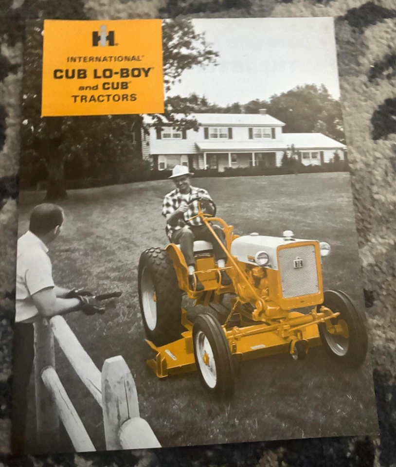 International Harvester Cub Lo-Boy & Cub Tractors For 1966 Brochure FCCA25 - Image 1 of 1