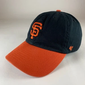 San Francisco Giants Mütze schwarz orange 47 Marke Clean Up Relaxed Fit Strapback - Bild 1 von 6