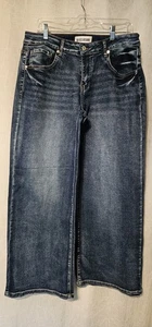 NEU Disclosure Damenjeans 15/32 blau Denim Baggy Cargo weites Bein Y2K - Bild 1 von 5