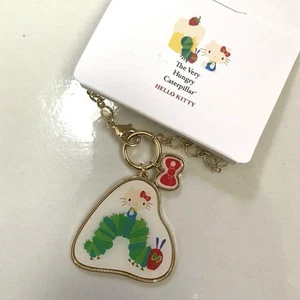 Hello Kitty × Very Hungry Caterpillar Keychain Charm Set Kawaii - Picture 1 of 3