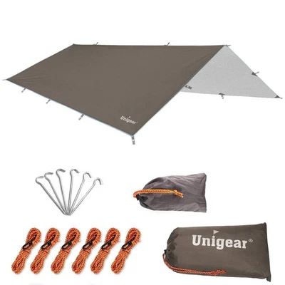 Unigear Hammock Rain Fly Waterproof Tent Tarp, UV Protection and PU 3000mm Wa...